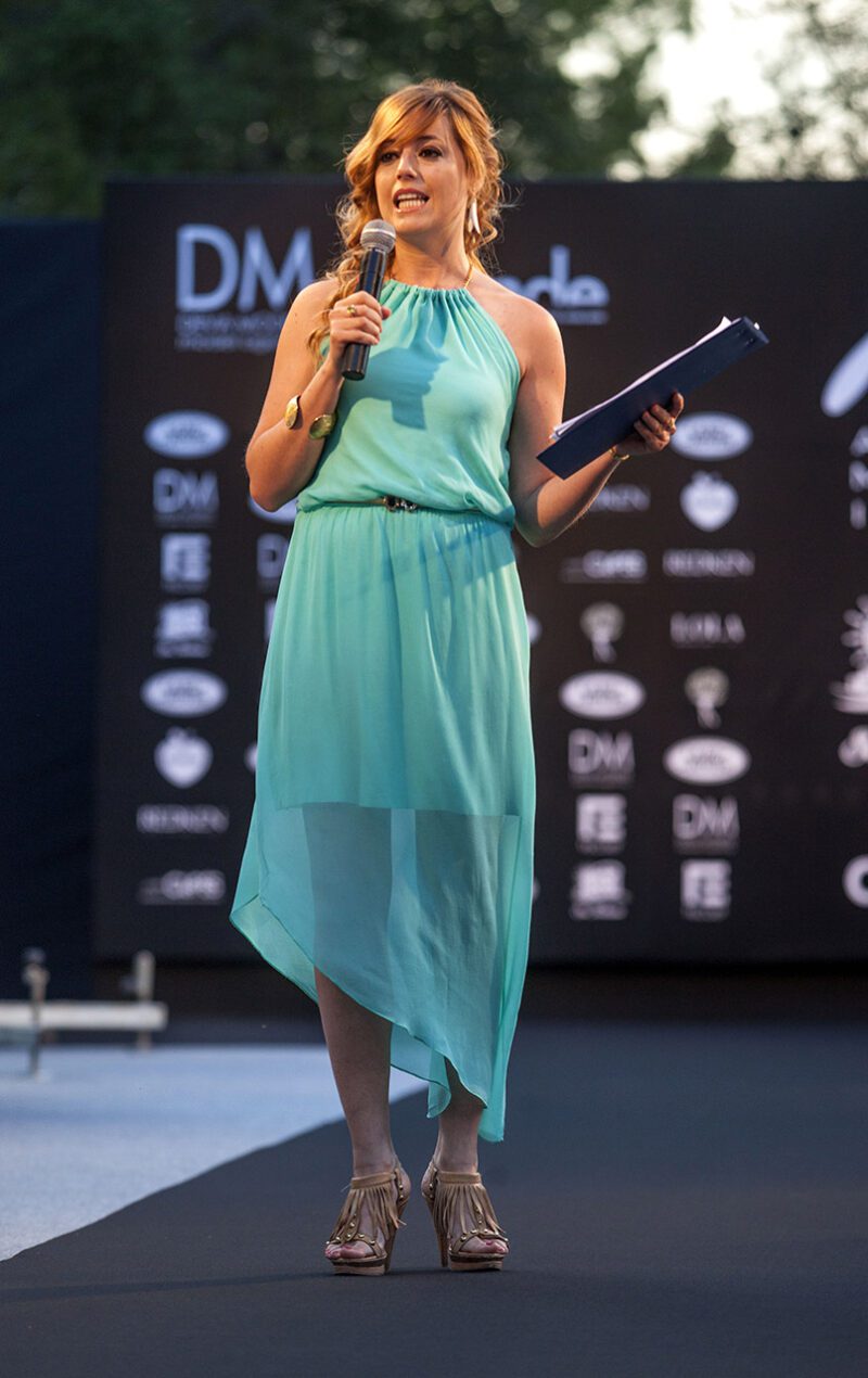 Maria Moya, presentadora del evento